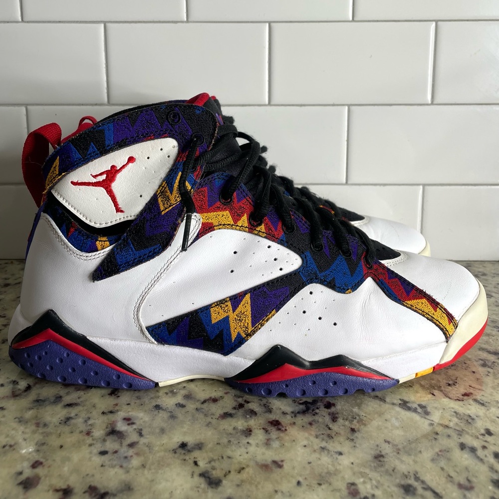Nike Air Jordan 7 Retro Ugly Sweater Nothing But Net Men’s Size 10.5 304775-142